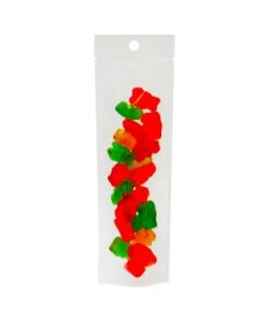 202-014-000 ∙ Bag, Clear, Stand Up, Bottom Gusset, 2.5" W x 8" H x 1.5" G, 3 mil