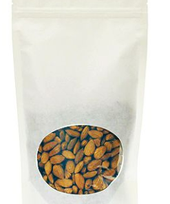 211-001-001 ∙ Bag, White, Stand Up, Bottom Gusset, 7" W x 12" H x 4" G, 5 mil