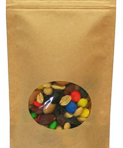 211-003-076 ∙ Bag, Brown, Stand Up, Bottom Gusset, 6" W x 9" H x 3.55" G, 5 mil