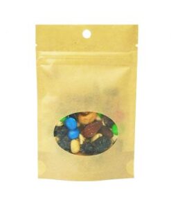 211-010-076 ∙ Bag, Brown, Stand Up, Bottom Gusset, 4" W x 6" H x 2.25" G, 5 mil