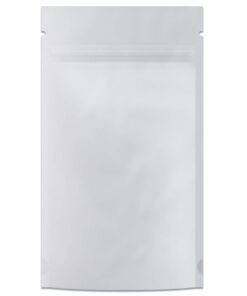 217-009-001 ∙ Bag, White, CR Zipper,Stand Up, 12" W x 9" H x 4"G, 4.5 mil