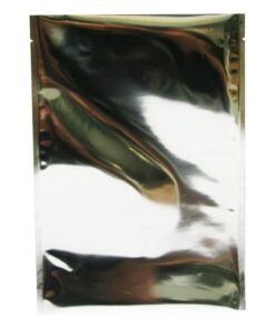 7" x 10" Flat Mylar Metallized Zipper Bag Pouch by Dura-Pack