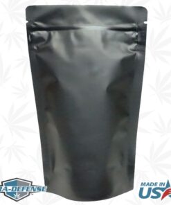 Cannabis Marijuana Ounce Pouch Bag | Color: Black