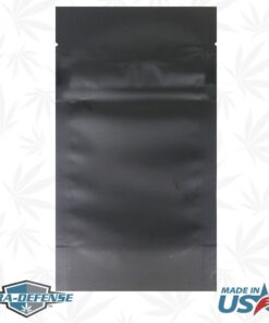 Cannabis Marijuana Pouch Bag Quarter Ounce | Color: Black