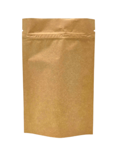 205-076-0500 | Bag, Kraft, Stand Up, Bottom Gusset, 5" W x 8" H x 2.75" G, 5 mil